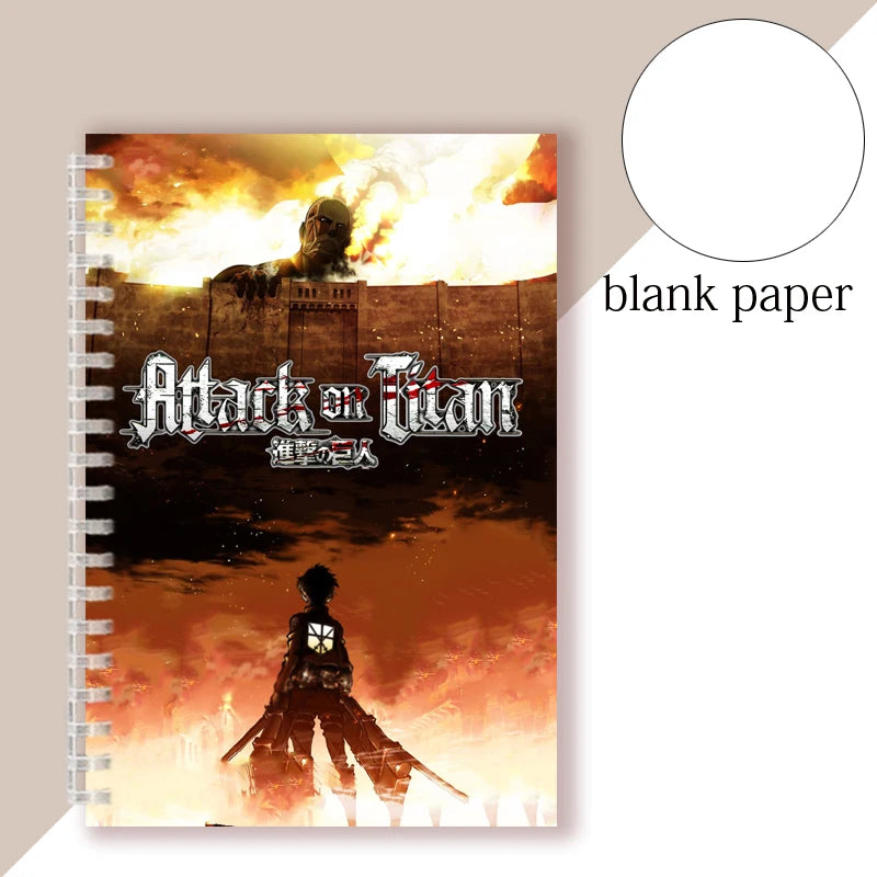 Caderno 1 Matéria Attack On Titan