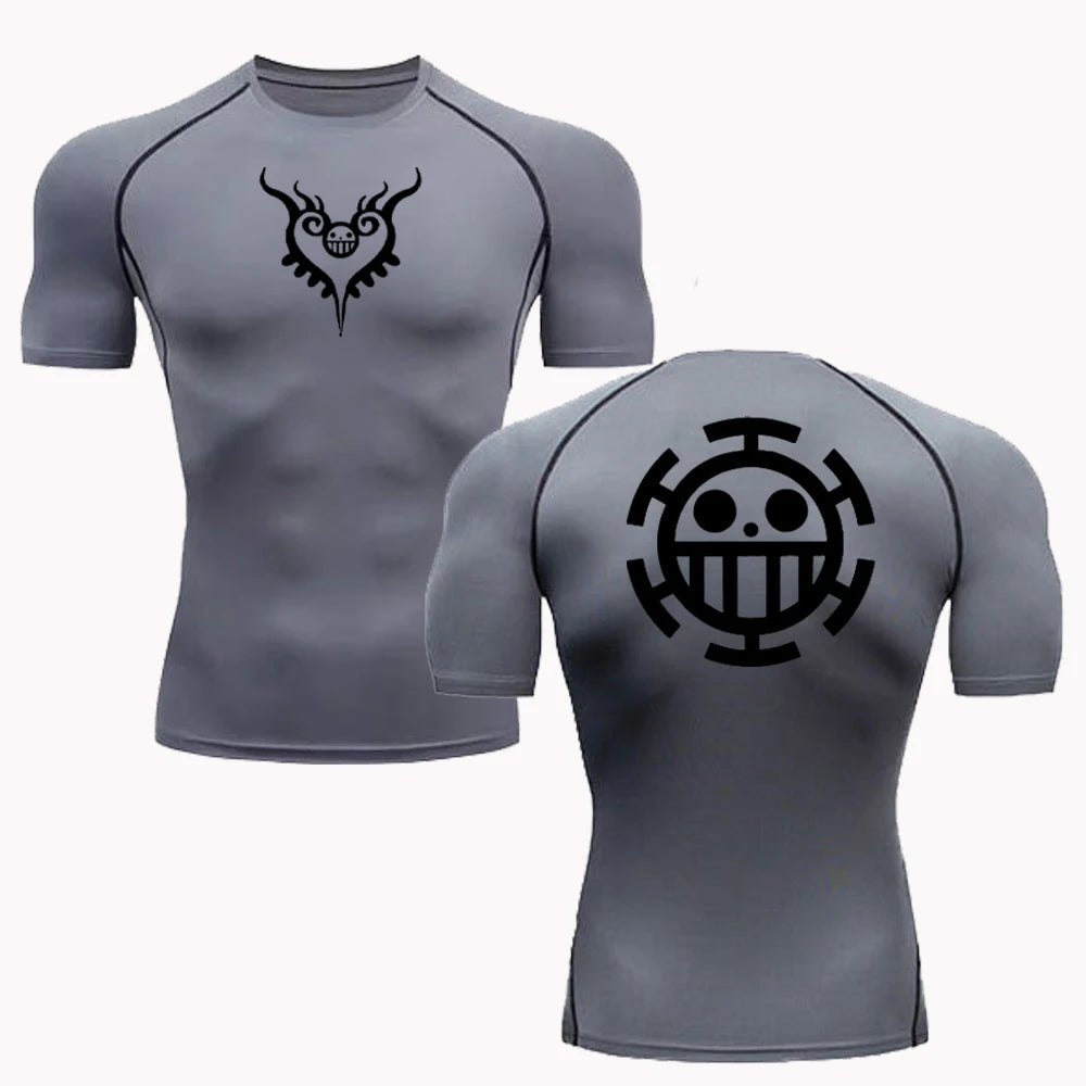 Camiseta DryFit Coração dos Piratas, One Piece Law