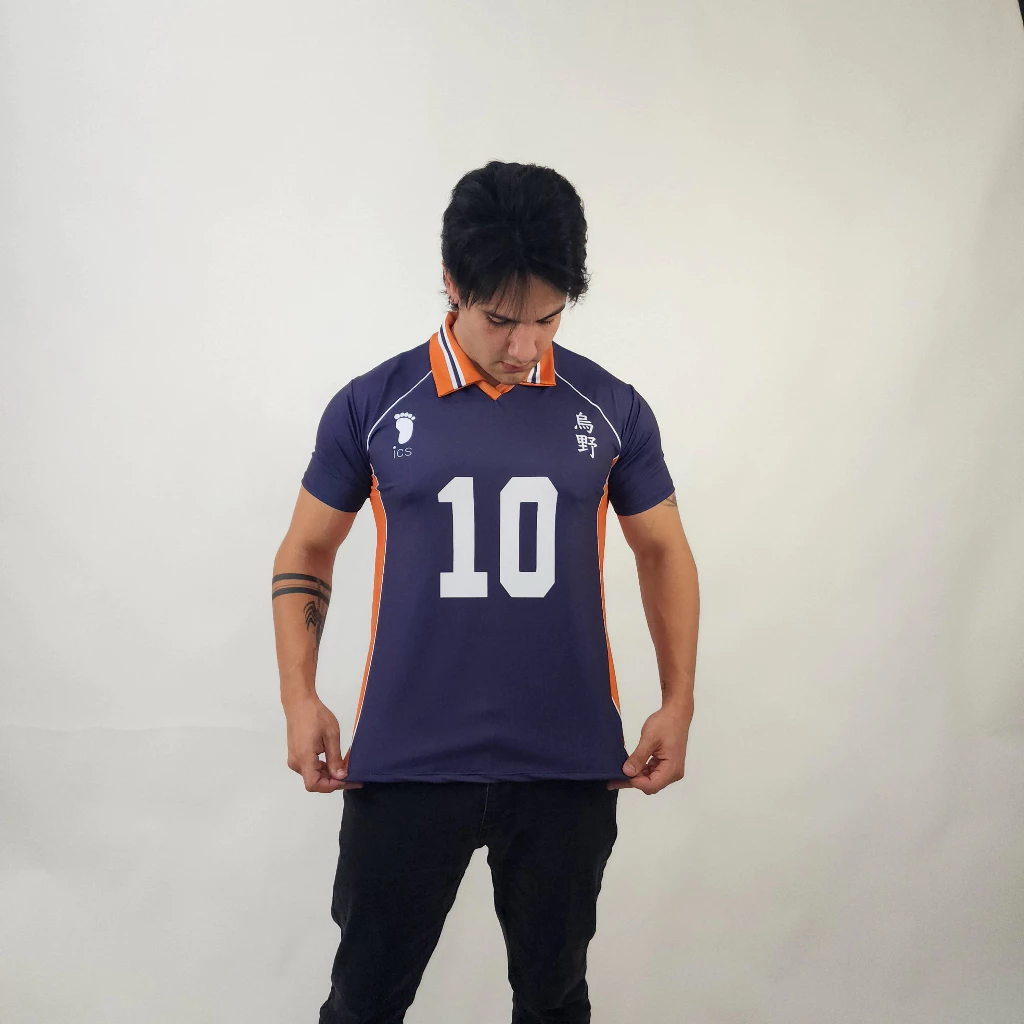 Camisa Adulto/Infantil Hinata Haikyuu Fukurodani