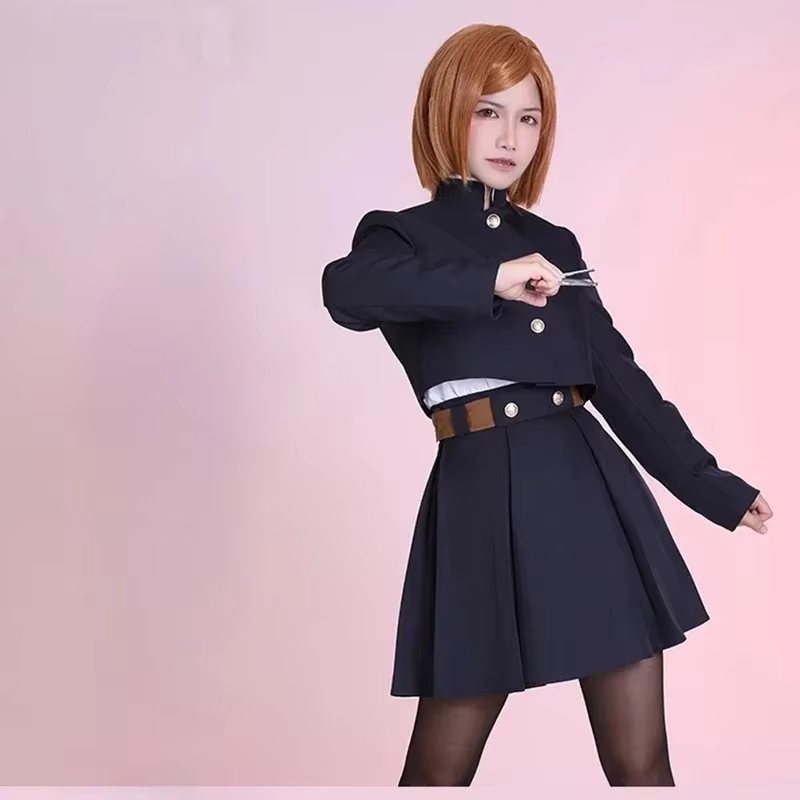 Fantasia Cosplay Adulto e Infantil Nobara Kugisaki