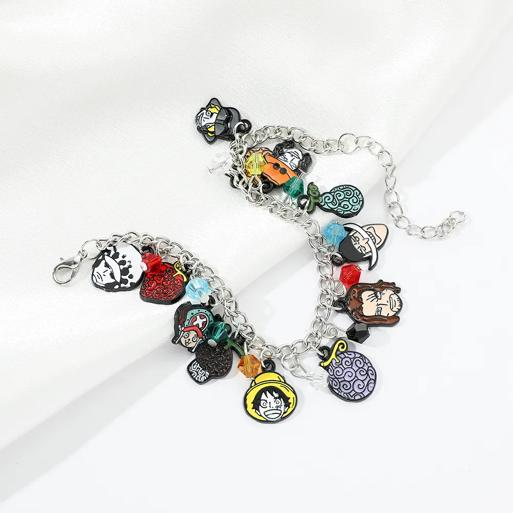 Pulseira Bracelete Pandora One Piece Monkey D. Luffy