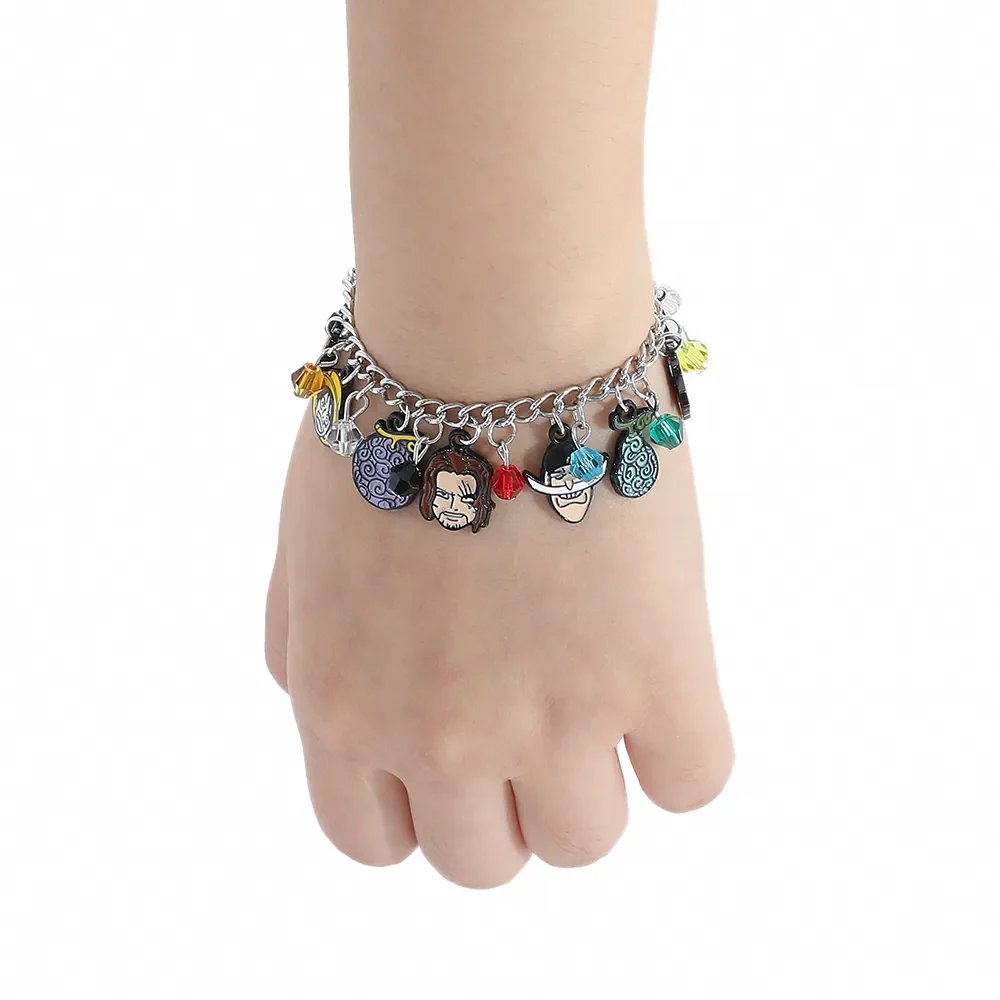 Pulseira Bracelete Pandora One Piece Monkey D. Luffy