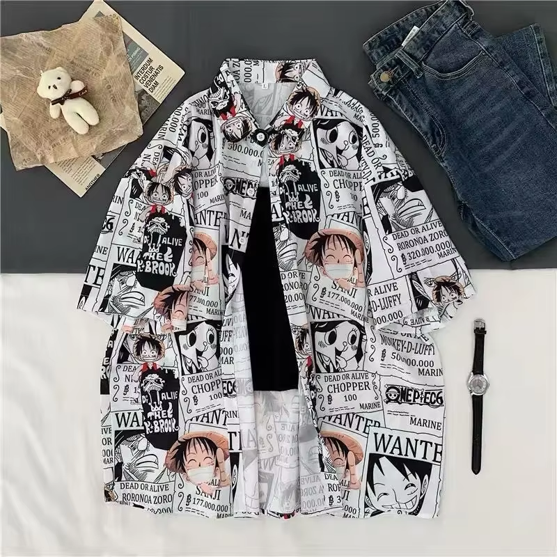Camisa e Shorts One Piece, WANTED Crew
