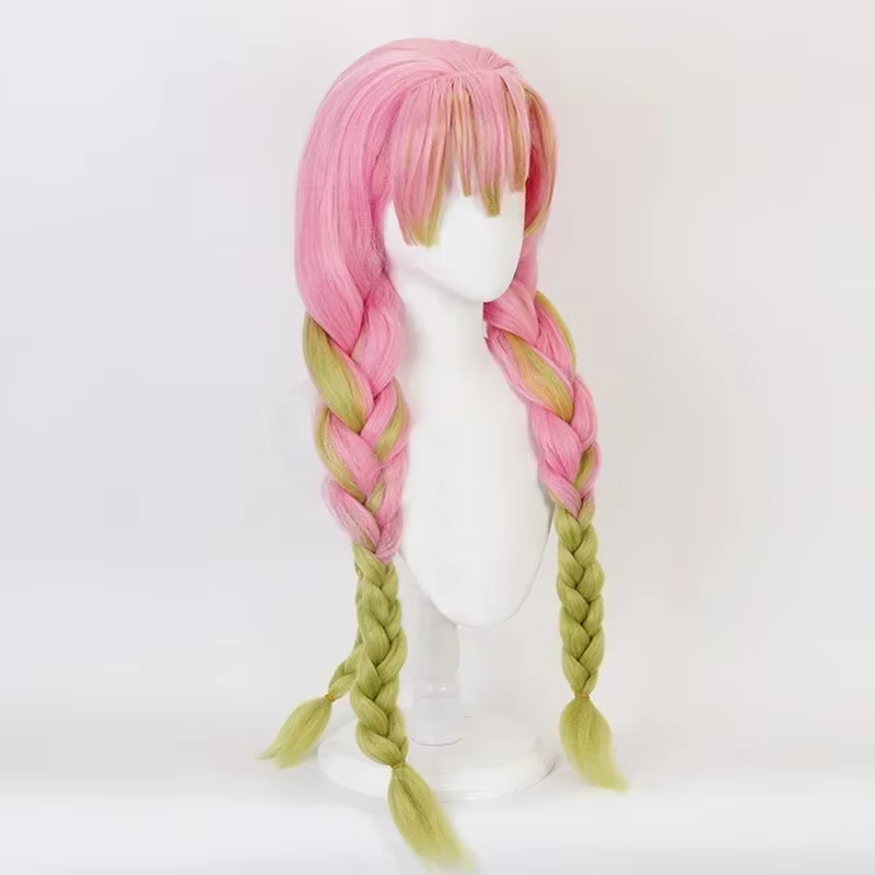 Fantasia Cosplay Adulto e Infantil Mitsuri Kanroji