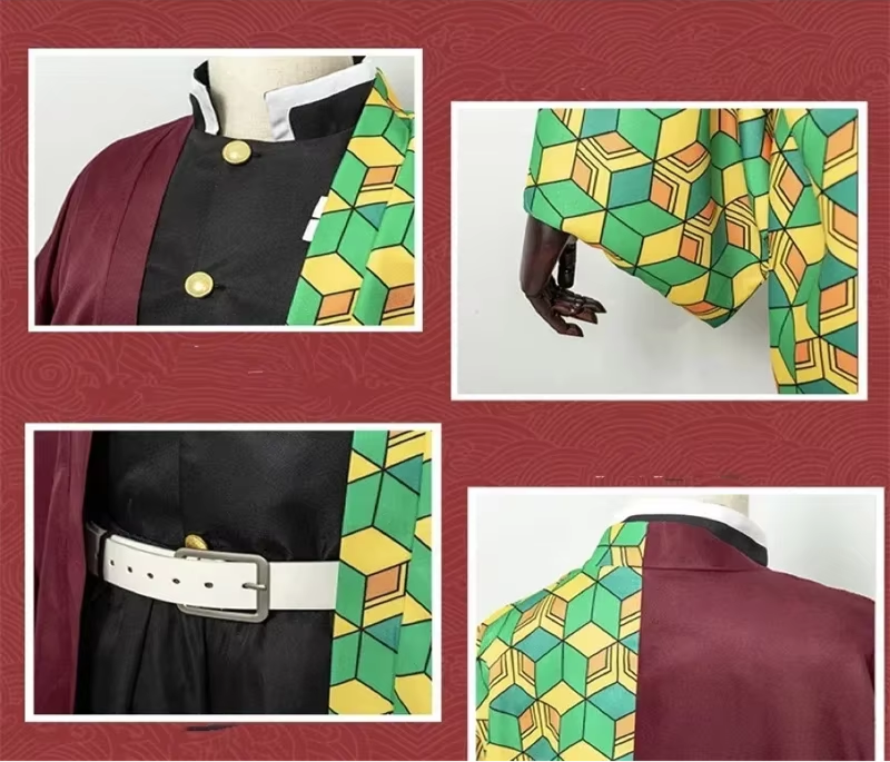 Fantasia Cosplay Infantil Giyu Tomioka