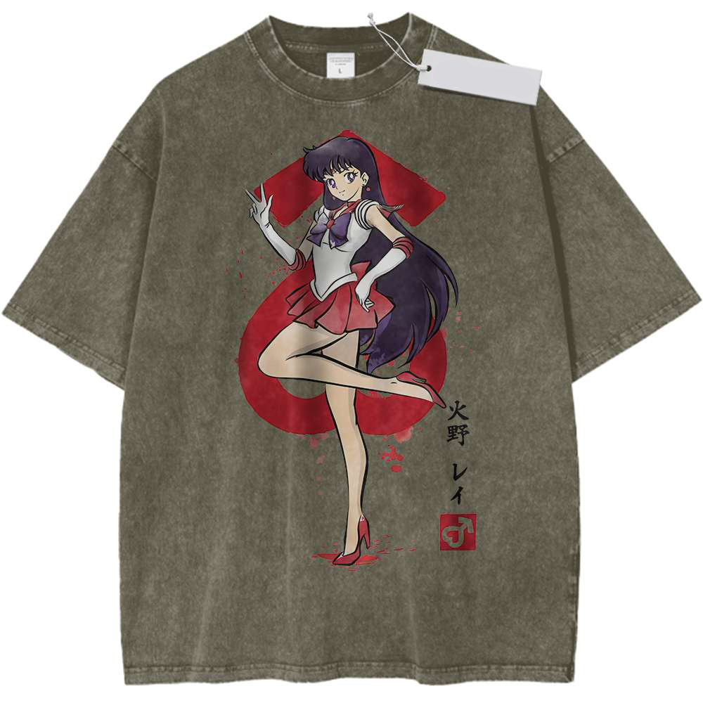 Camiseta Vintage Sailor Mars Tee, Sailor Moon
