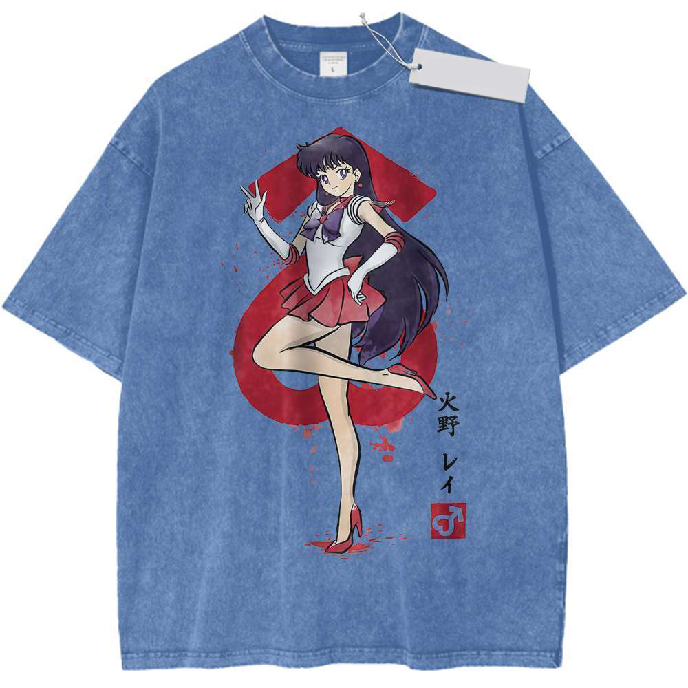 Camiseta Vintage Sailor Mars Tee, Sailor Moon
