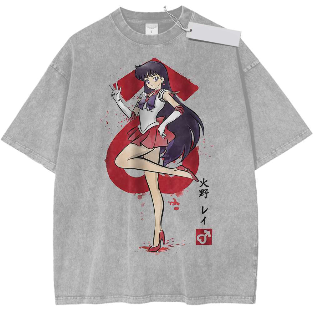 Camiseta Vintage Sailor Mars Tee, Sailor Moon