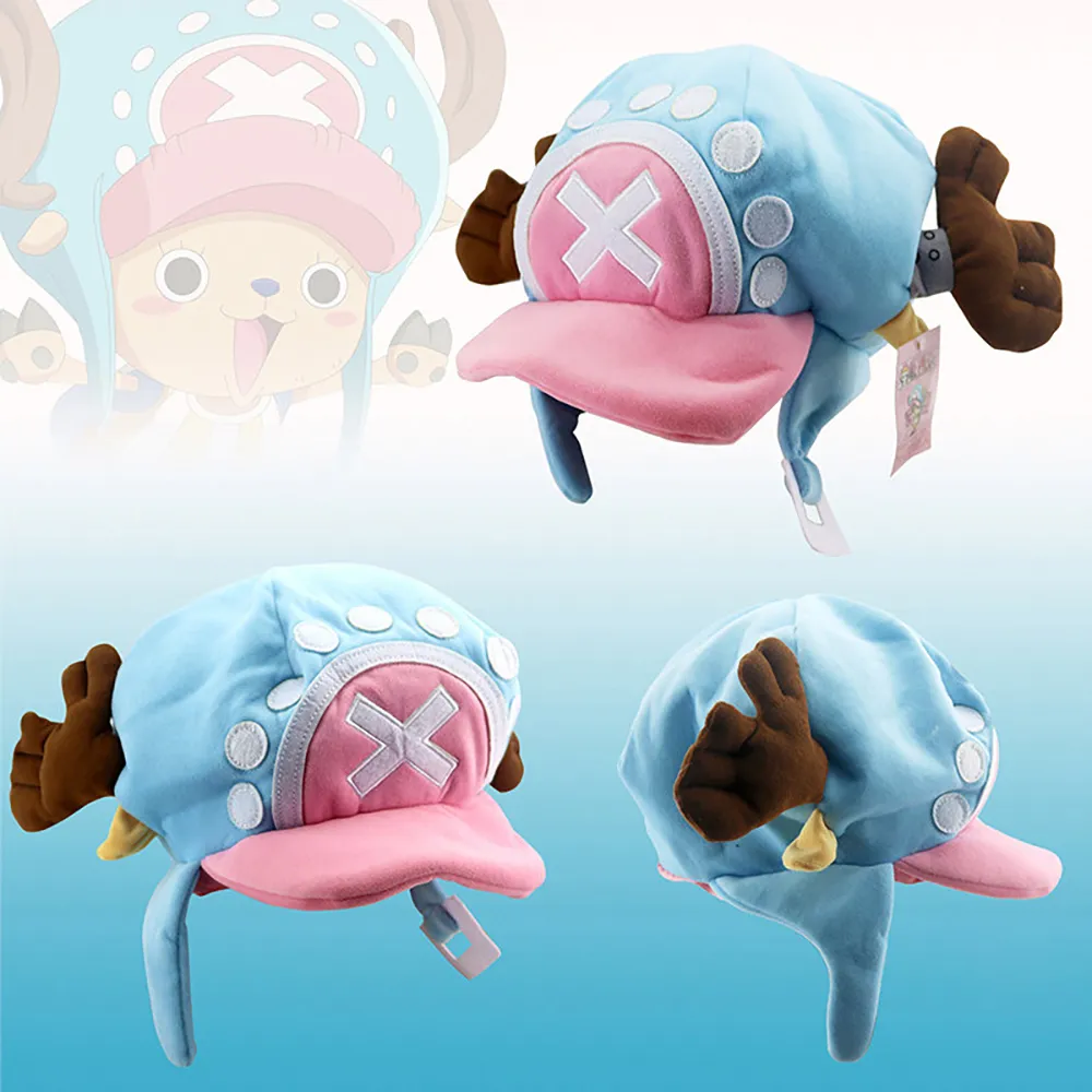 Chapéu Cosplay Tony Tony Chopper Pelúcia, One Piece