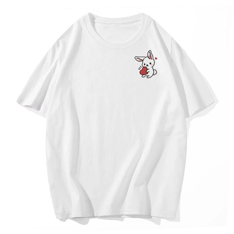 Camiseta Casal “Bunny Love”, Coelhinhos Apaixonados