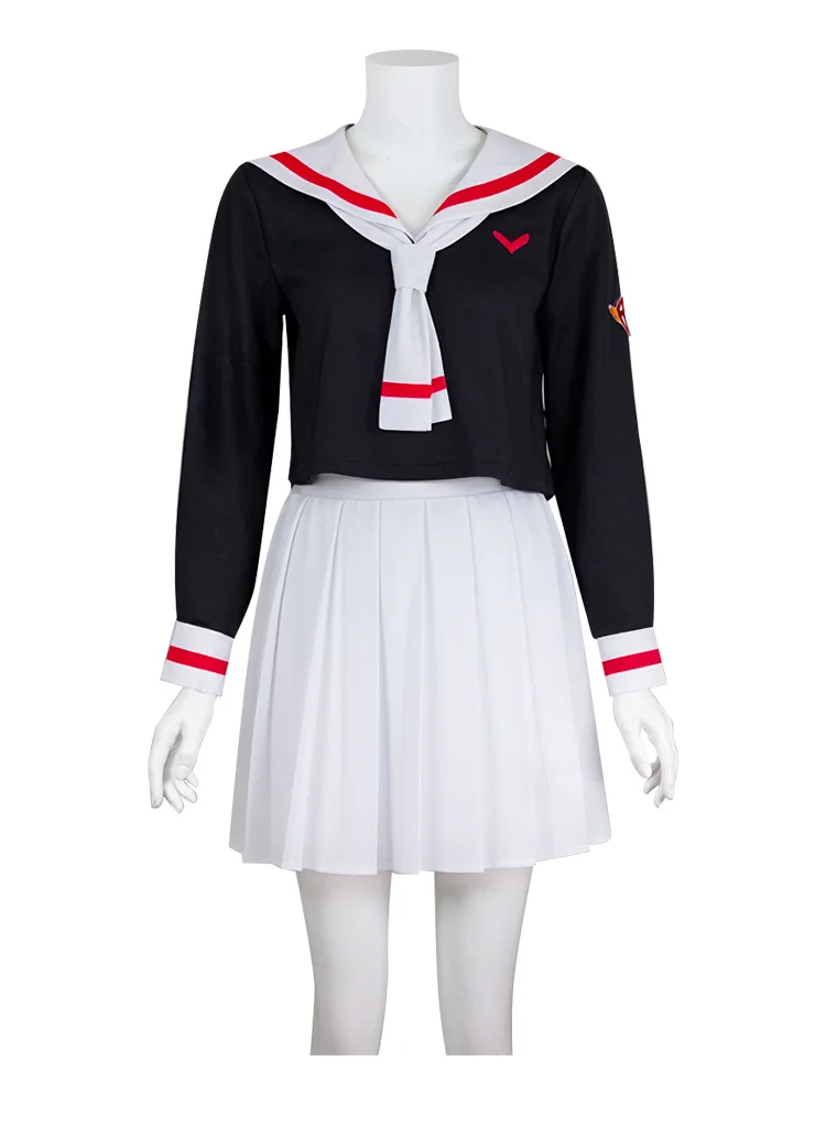 Fantasia Cosplay Adulto e Infantil Sakura Kinomoto, Cardcaptor Colegial