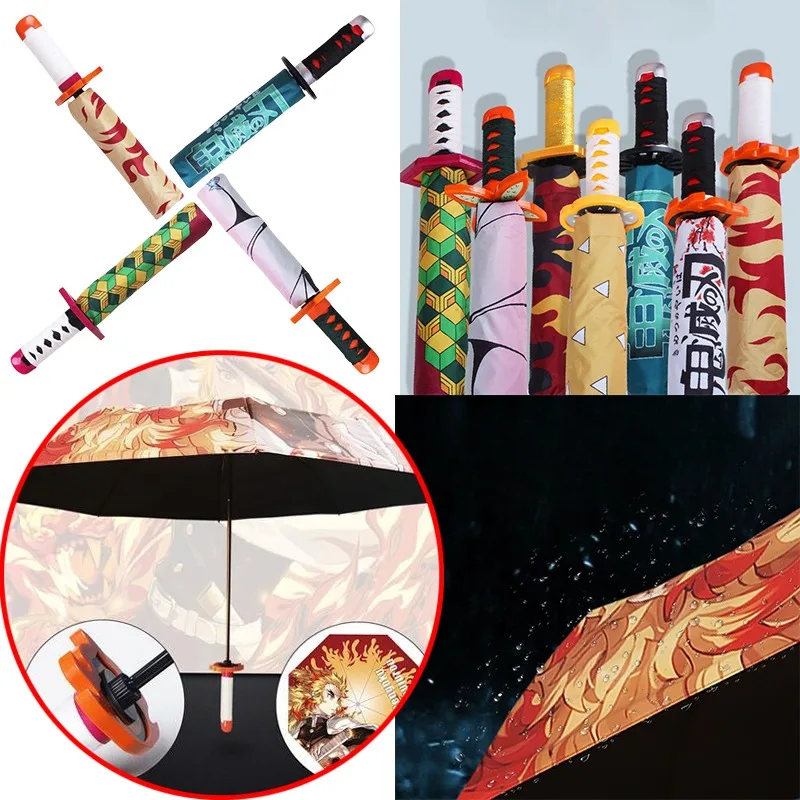 Guarda-Chuva Espada Nichirin, Demon Slayer (Kimetsu no Yaiba)