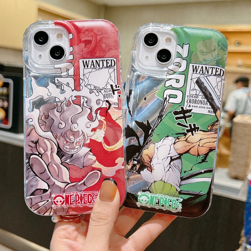 Capinha Luffy Gear 5 & Zoro Crew (iPhone)
