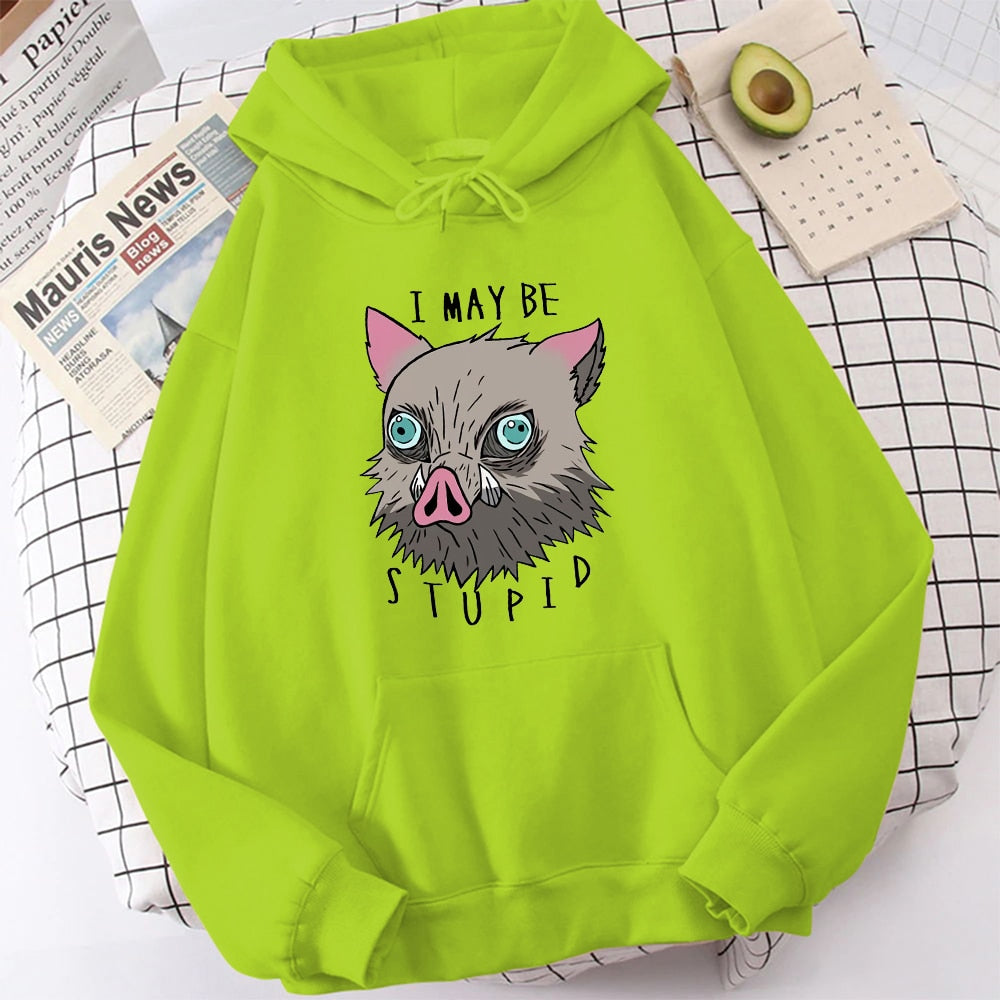 Moletom “I May Be Stupid” - Inosuke